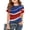 Red(American Flag Stars Striped), variant on CCRFTGI 250 Anniversary Usa Flag Shirts for Kids Boys Girls Size 7 Patriotic Cute Tops 4th Of July American Flag Stars Striped Tshirt Red White and Blue Summer Tops 1776 T-Shirts Red 7-8 Years
