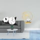 thumbnail image 2 of Escultura de reloj de panda moderna y bonita, práctica y resistente, decoración para el hogar, para sala de estar, estantería, oficina, dormitorio, es, 2 of 8