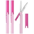 thumbnail image 2 of PLUS Pen Style Compact Twiggy Scissors with Cover 3-Pack Rose, 2 of 2