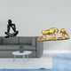 thumbnail image 2 of Escultura abstracta moderna de , figura decorativa coleccionable, obra de arte para sala de estar, estantería, escritorio, decoración del hogar, r, 2 of 8