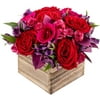 Heartstrings by Arabella Bouquets (Fresh-Cut Flowers - Elegant Foam Bouquet, Red, Pink, Purple)
