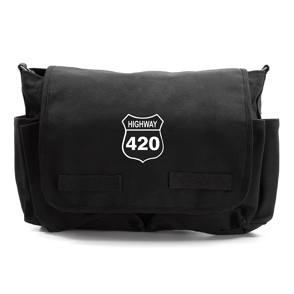 Marijuana Weed Leaf Laptop Bag Messenger Bag Briefcase Satchel Shoulder Crossbody Sling Working Bag 13 Inch