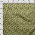 thumbnail image 3 of oneOone Velvet Light Green Fabric Tropical Leaf Sewing Craft Projects Fabric Prints By Yard 58 Inch Wide, 3 of 5