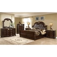 thumbnail image 5 of Roma Traditional Style Chest made with Wood in Dark Walnut, 5 of 5