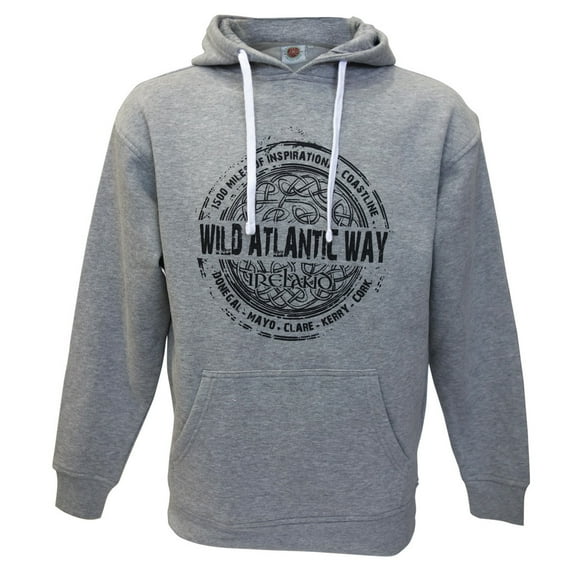 Traditional Craft Ltd. Grey Wild Atlantic Way Hoodie