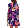 thumbnail image 4 of CIENVNSTG Women's Fashion A-Line Summer Dress Casual Flowy Dress for Everyday Wear, 4 of 4