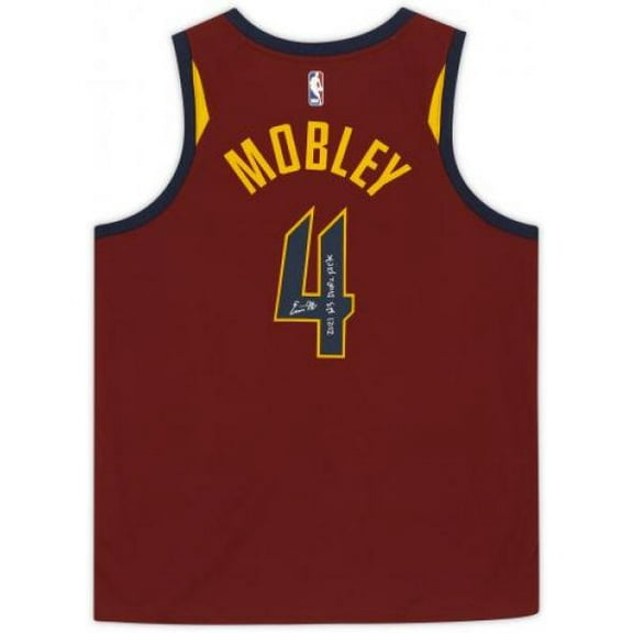 Framed Evan Mobley Cleveland Cavaliers Autographed Maroon Icon Swingman Jersey with "2021 #3 Draft Pick" Inscription - Fanatics Authentic Certified