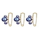 thumbnail image 5 of Pins De Ropa, Alfileres De Seguridad De Diseño único 3 Pendientes De Ojos Azules Uso Multifuncional Para La Decoración De La Ropa Para La Decoración De La Bolsa Para La, 5 of 7