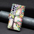 thumbnail image 6 of Feishell Galaxy A53 5G Case Zipper Purse Embossed Pattern Premium Leather Wallet Cover Flip Stand Card Slots Holder Magnetic with Wrist Strap Case for Samsung Galaxy A53 5G, Tree, 6 of 8