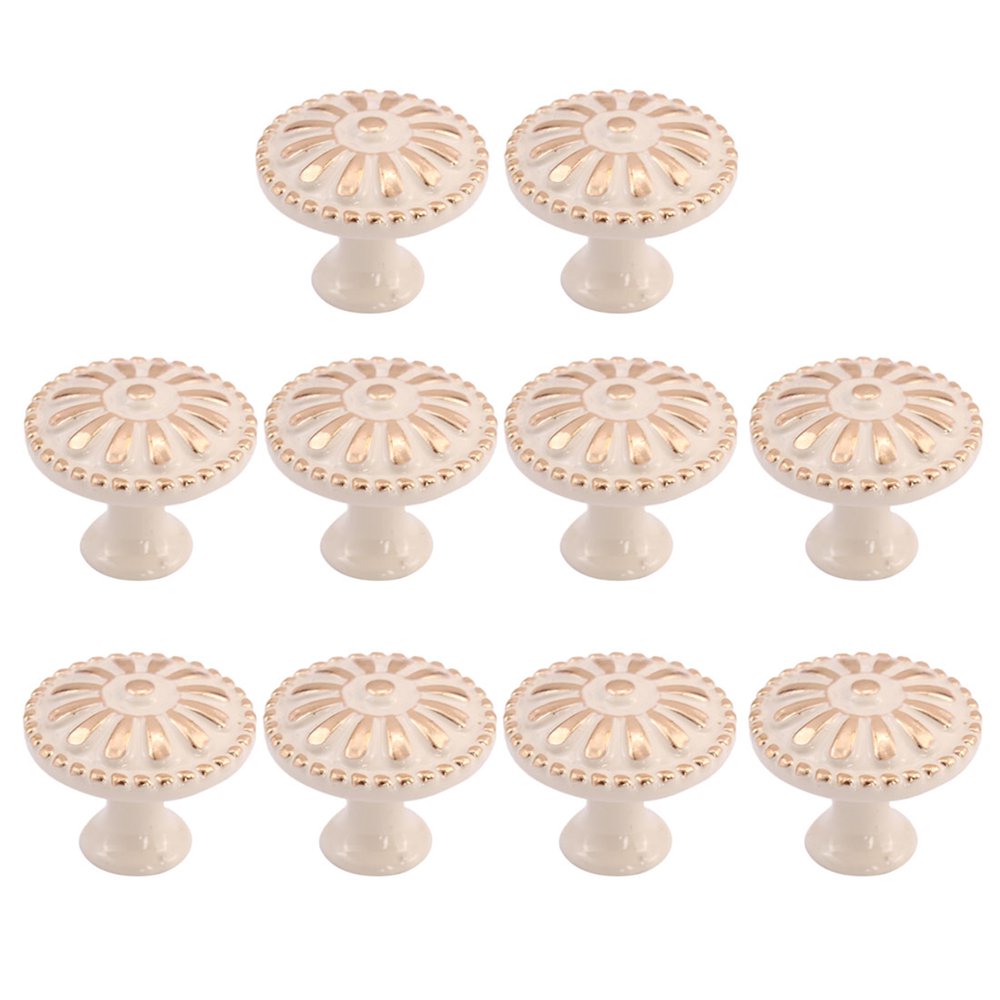 Zinc Alloy Knobs 24mm Metal Round Dresser Knobs Pull Handle for Home
