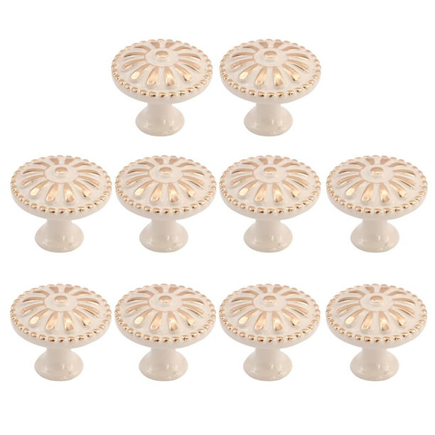 Zinc Alloy Knobs 24mm Metal Round Dresser Knobs Pull Handle For