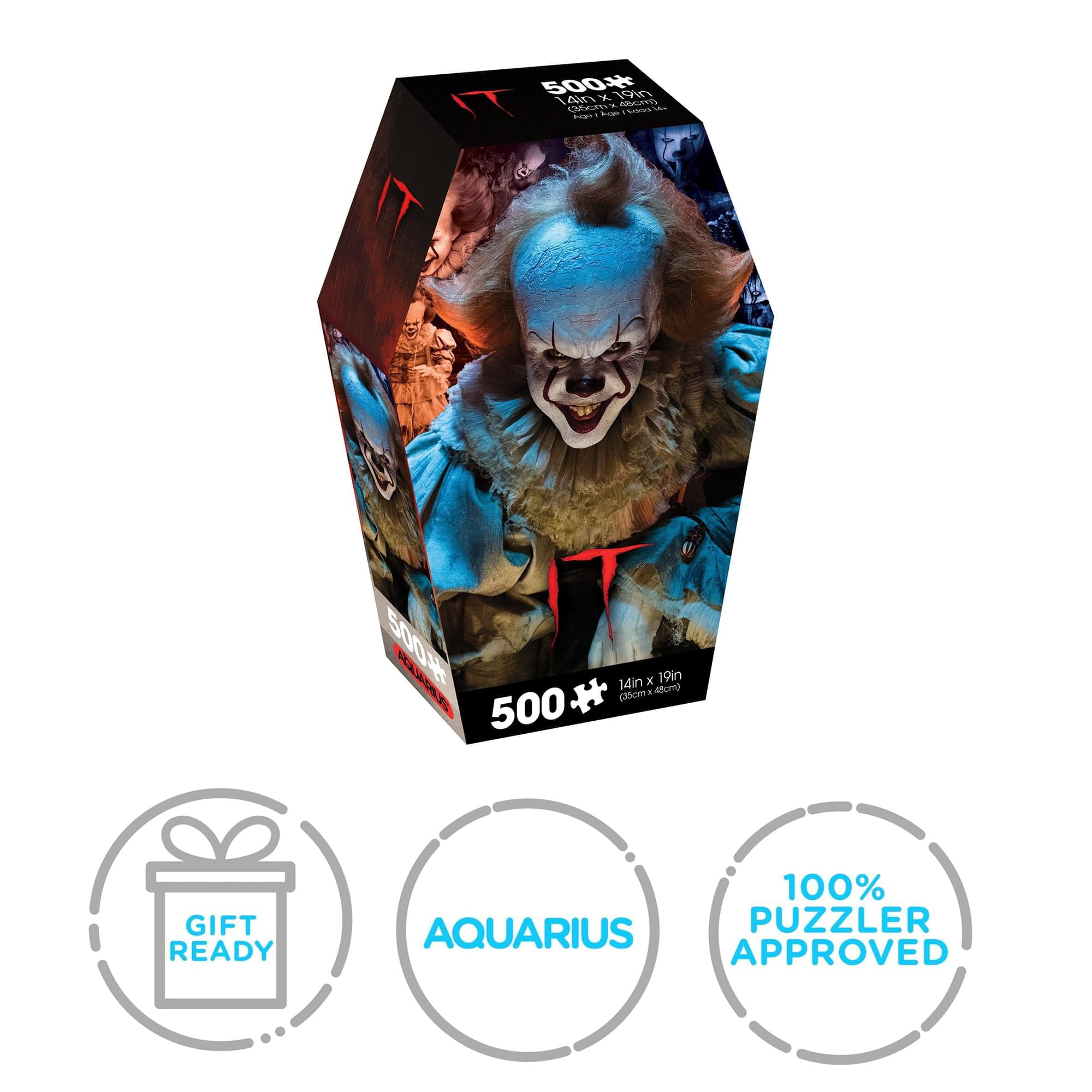 IT Pennywise Coffin Box 500 Piece Jigsaw Puzzle - Walmart.com