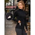 thumbnail image 5 of TRYSIL Women's Fleece Jacket Lightweight Full-Zip Polar Sweatshirts, 5 of 8