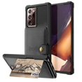 thumbnail image 1 of For Samsung Galaxy Note20 Magnetic Wallet Card Bag Leather Phone Case, 1 of 2
