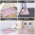 thumbnail image 5 of Bingfone Cherry Strawberry Door Mat 16"x24" Front Entrance Non-Slip Low Profile Washable for Entryway, 5 of 7