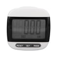 thumbnail image 1 of Pedometer, Lightweight 2 Measure Units Accurate Counting Step Counter  For Children For Exercise Black, 1 of 8