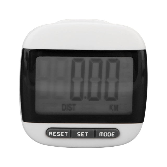 Pedometer, Lightweight 2 Measure Units Accurate Counting Step Counter For Children For Exercise Black