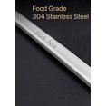 thumbnail image 4 of 9 Inch Long Handle Spoon 304 Stainless Steel Coffee Spoon Extra Long Ice Cream Spoon, Mixing Stirring Spoon for Tea Cocktails Ice Cream Drinks (Silver), 4 of 7