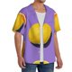 thumbnail image 2 of Fotbe Yellow Lemon And Orange Camisa Estampada de Manga Corta para Hombre, Casual de Verano, Estilo Playero, Sin Arrugas-3X-Large, 2 of 5