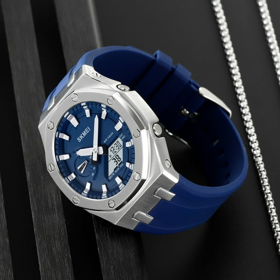 Men's Watch Waterproof Digital Sport Watch Military Digital Watches for men Alarm Back Light Classic Large face Watch
