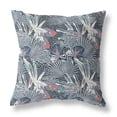 thumbnail image 5 of Plant Illusion Indoor/Outdoor Fabric Pillow in Gray Purple Indigo 26x26, 5 of 7