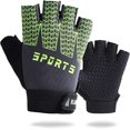thumbnail image 1 of Guantes de ciclismo SSuperp para niños 1 par de guantes deportivos para exteriores verde, 1 of 5