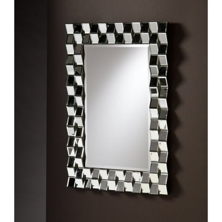 Southern Enterprises Leslie Decorative Mirror In Black Trim