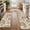 Beige, variant on MeyJey Kitchen Rug Set 3 Piece, Non Slip Machine Washable Mats for Home Floor and Living Room, Gray