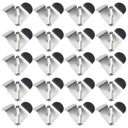10/20Pcs Buzzer Spinner Blades for Buzzbait for Fishing Lure Tackle Craft Silver and White 20 pcs of clothing