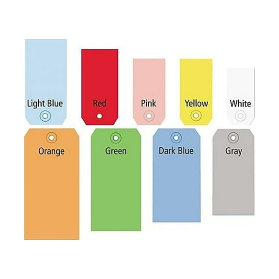 Box Partners Shipping Tags 13 Pt. 5 3/4" x 2 7/8" Red 1000/Case G11071E