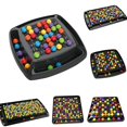 thumbnail image 4 of Rainbow Board Games For Kids Puzzle Magic Chess Board Game Color Matching Elimination Game Toy Set For Gifts 288 beads, 4 of 5
