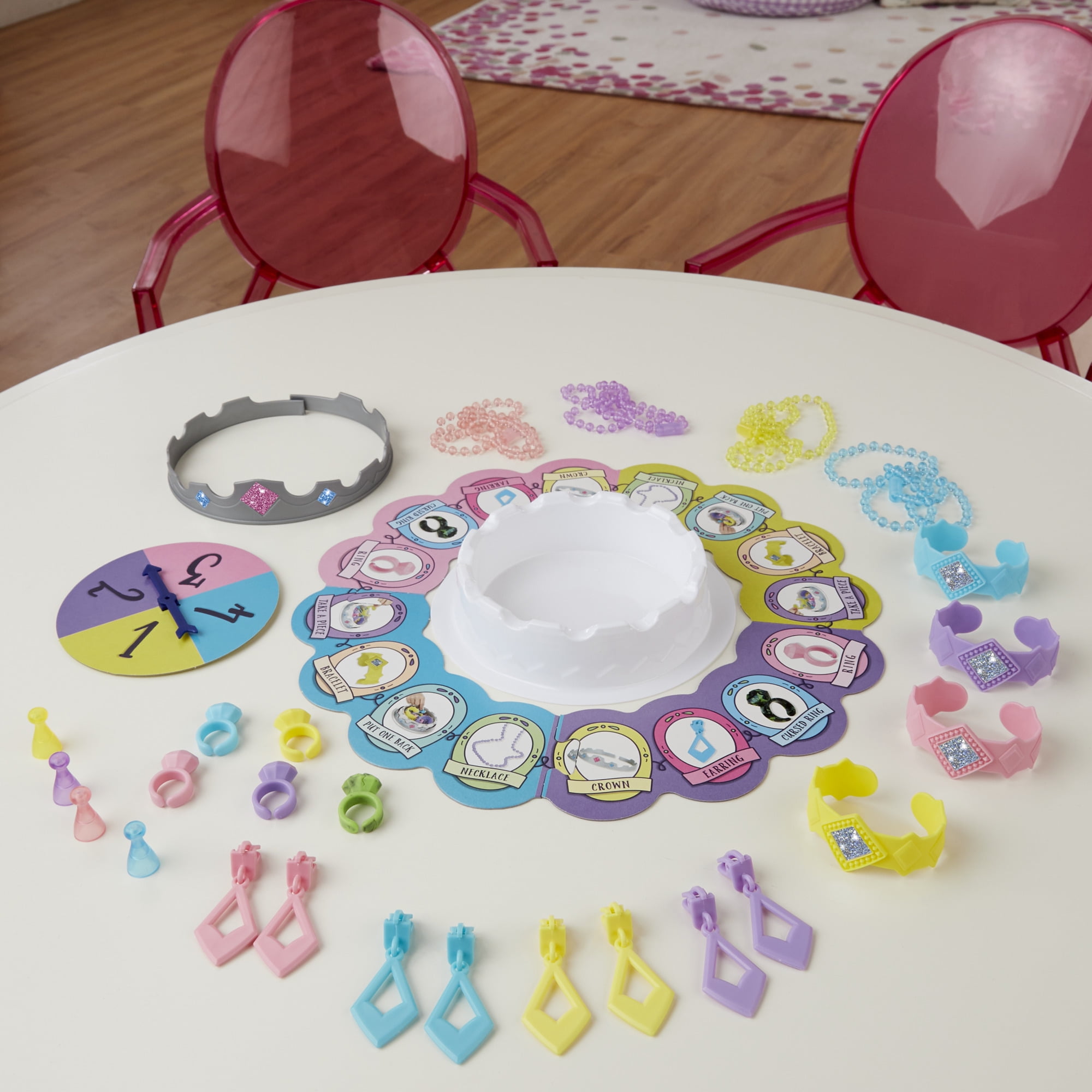 Pretty Pretty Princess Board Game, Kids Jewelry Dress-Up Board Games for  2-4 Players, Ages 5+ - Walmart Business Supplies