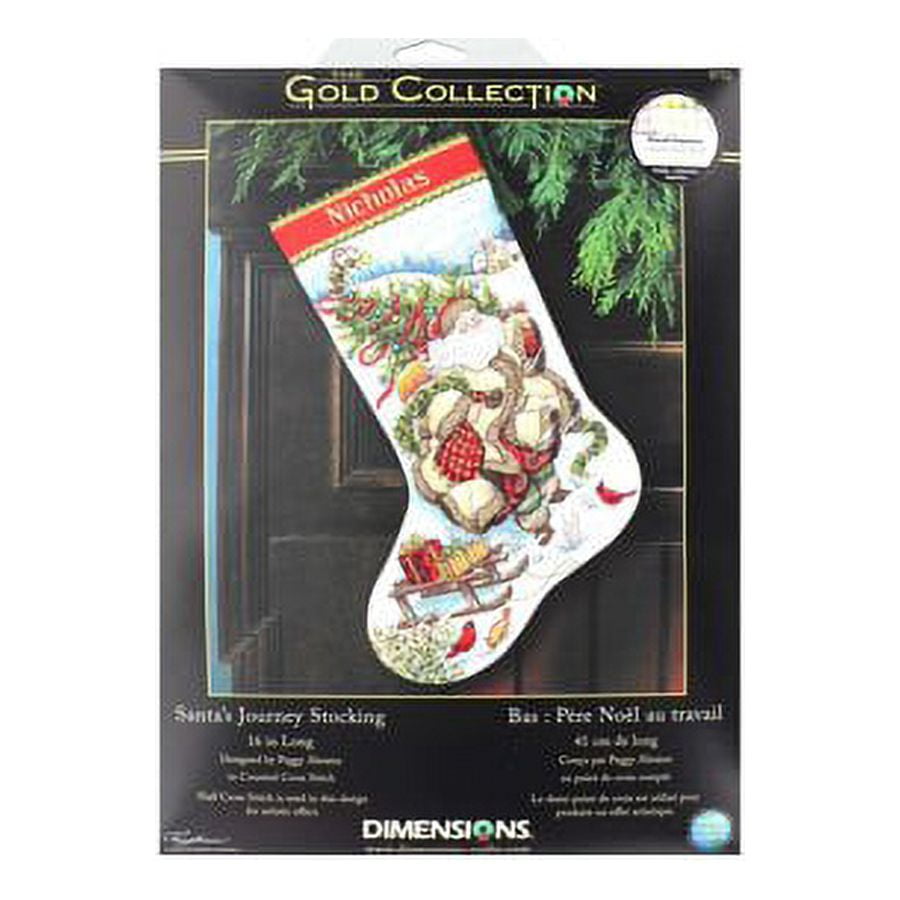 Santa's Nap de Dimensions - Gold Collection - Kit au point de croix