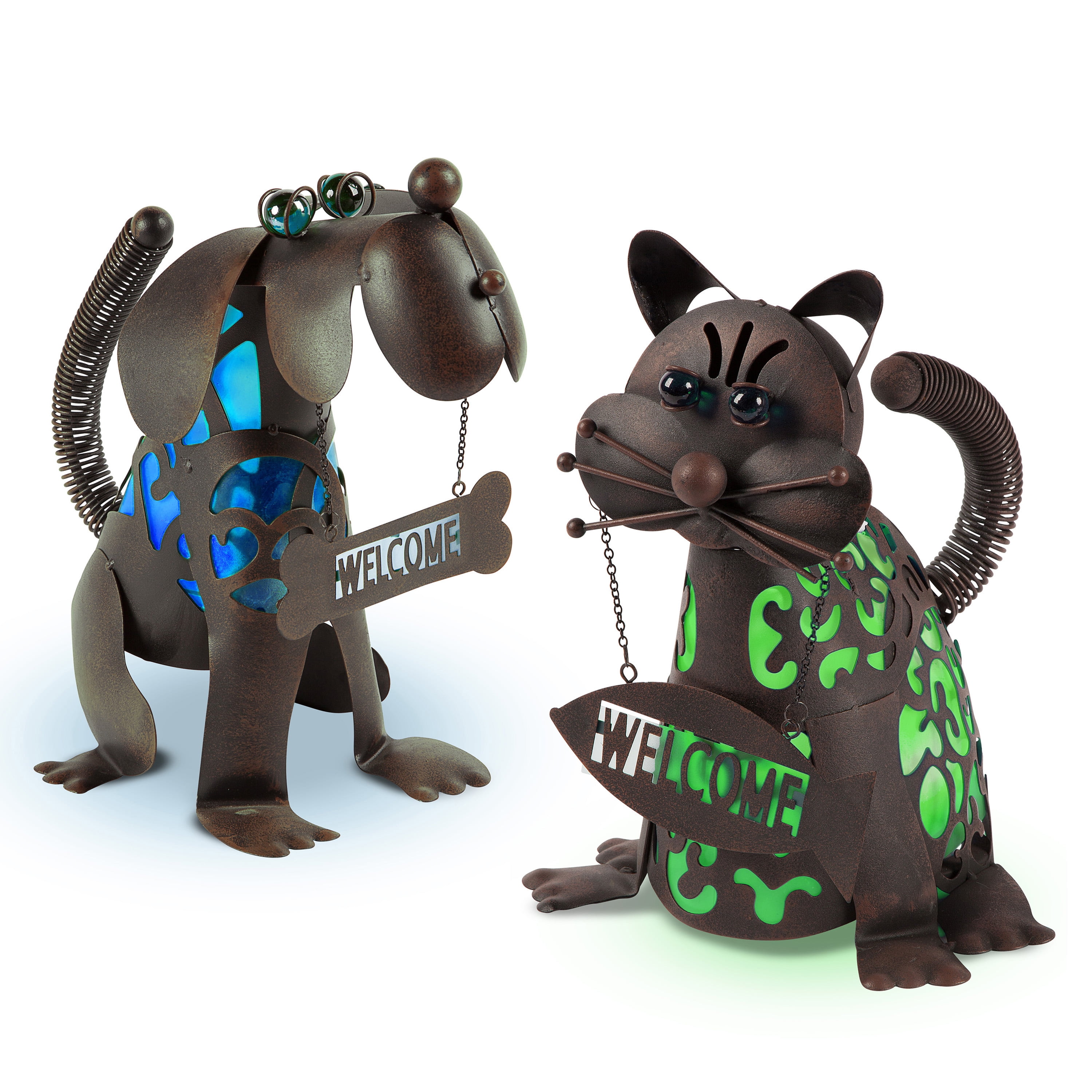 dog and cat figurines