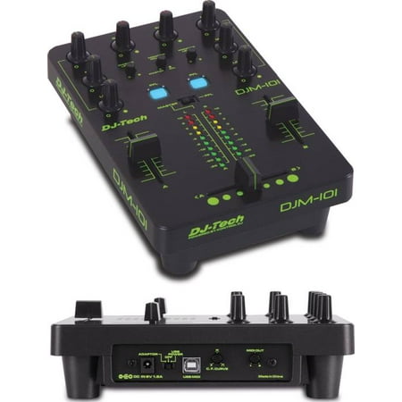Dj Tech DJM101 Mixer Style Usb Midi Controller W/ Deckadance Le (Best Midi Mixer Controller)