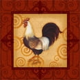 thumbnail image 2 of Decorative Rooster II by Vivian Eisner, Canvas Wall Art, 12W x 12H, 2 of 2