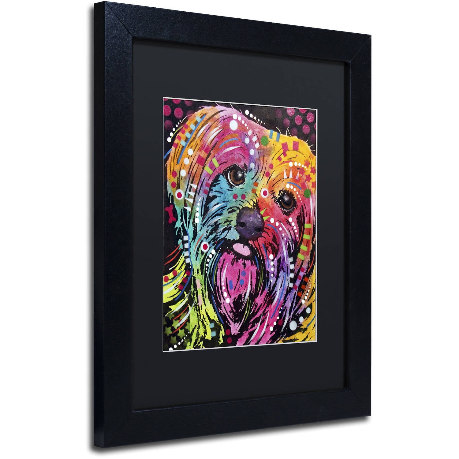 Trademark Fine Art "York II" Canvas Art by Dean Russo, Black Matte, Black Frame