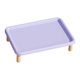 thumbnail image 4 of Soporte elevado para comedero de mascotas, base elevada para comedero de mascotas, antideslizante, versátil para comederos automáticos, lavable y Púrpura, 4 of 8
