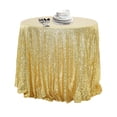 thumbnail image 1 of Sequin Tablecloth Round Sparkly Drape Table Cloth Shimmer Tablecloth Sequin Fabric Tablecloth for Wedding Birthday Party Decorations Christmas New Year, 1 of 6