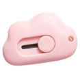 thumbnail image 4 of Cloud-Shaped Mini Utility Knife, 0.4-Inch Retractable Carbon Steel Blade, Portable Pocket Paper Cutter for DIY Arts and Crafts B#002 White, 4 of 7