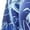 Navy Painterly Roses, variant on Women's Plus Size Hand Crinkled Fit And Flare Tunic