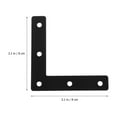 thumbnail image 2 of SWETRACE 8 Pcs Supports d'Angle de Comptoir Noirs Pièce de Raccordement d'Angle Interne Simple, 2 of 8
