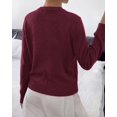 thumbnail image 5 of BTFBM Button Cardigan Sweaters for Women Fall Clothes Ribbed Knit Open Front Cardigan, Long Sleeve Sweater, Cozy Soft Stretchy Outerwear, Relaxed Fit, Trendy Winter Outfits, 5 of 8