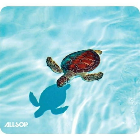 UPC: 0035286314251 | Allsop Naturesmart Mouse Pad Turtle Design 8 1/2 x 8 x 1/10 (31425)
