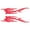 Red, variant on Walbest Universal Auto Car Vehicle Body 2 Side Flame Stripes Decals Stickers Decoration