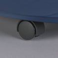 thumbnail image 5 of Household Essentials Rolling Pop Up Hamper, Drawstring Closure with Shoulder Strap and Removable Wheels, Blue, 5 of 6