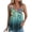 Dark Green, variant on Women Boho Tank Top Summer Floral Print Sleeveless Blouses Dressy Casual Loose Beach Vacation Tshirts