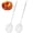 36 Inch, variant on 16 Inch Stainless Steel Skimmer Round Plated Wire Strainer Fryer Spoon