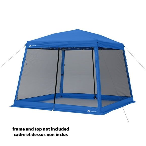 Ozark Trail Slant Leg Canopy Mesh Curtain Accessory - Frame Not Included, BLUE, Slant Curtain