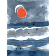 thumbnail image 2 of Lee, Judson 19x24 Black Ornate Wood Framed with Double Matting Museum Art Print Titled - Triple Moon, 2 of 4